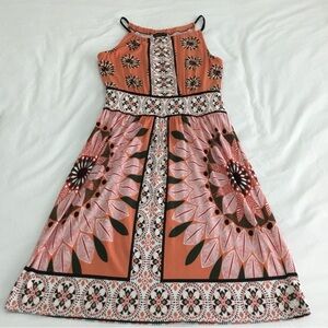 VENUS Women’s Sundress Size M Bohemian Halter Neck Keyhole Chest Casual Beach